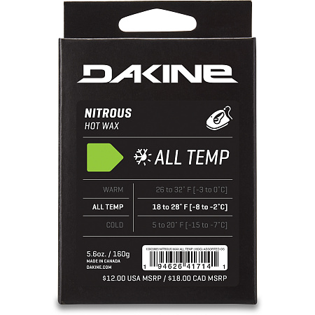 Парафин DAKINE Nitrous Wax All Temp [160g]