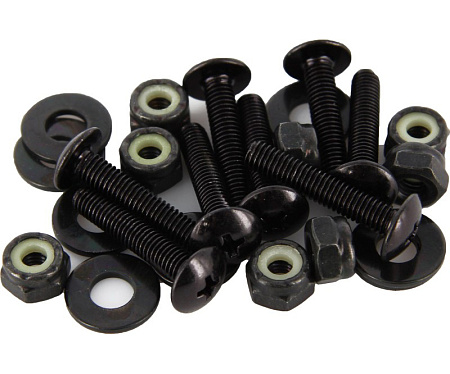 Болты с круглой головкой и гайки BEAR Skateboard Hardware w/ NyLocks - 1,5" PH (8 шт)