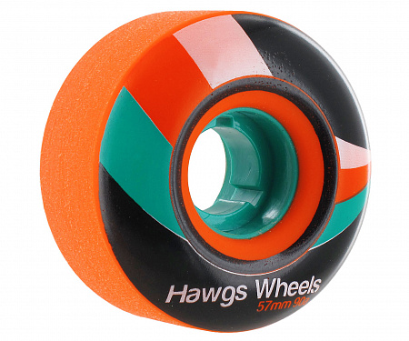 Колеса для скейтборда HAWGS Street Hawgs 57mm Orange 90a (4 шт)